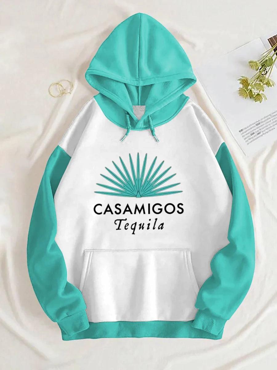 Casamigos Tequila Turquoise Green Hat Hoodie AOP Hoodie