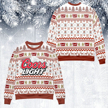 Coors Light Christmas Sweaters: Perfect for Ugly Sweater Parties - Flexiquor.com