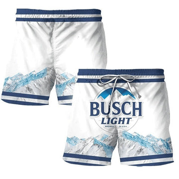 Summer Vibes with Busch Light Swim Trunks - Flexiquor.com