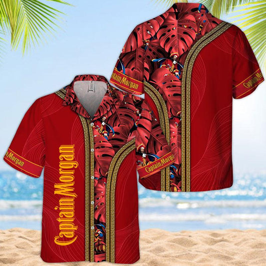 Tropical Inside Captain Morgan Hawaiian Shirt