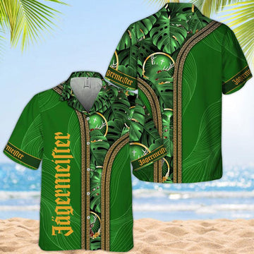 Tropical Inside Jagermeister Hawaiian Shirt