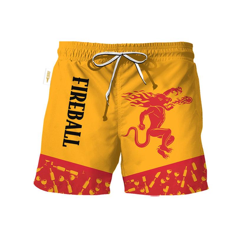 Fireball Glass Bottle Dot Swim Trunks