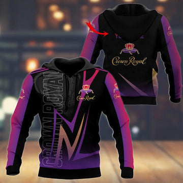 Personalized Crown Royal Esport Style Hoodie & Zip Hoodie