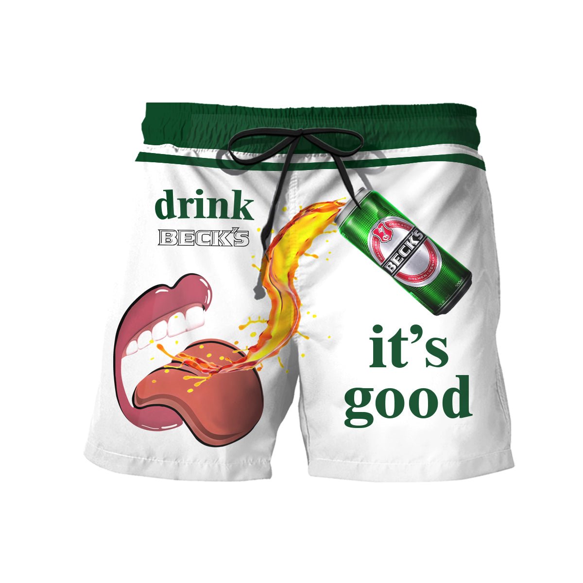 Let's Drink Beck's Swim Trunks - Flexiquor.com