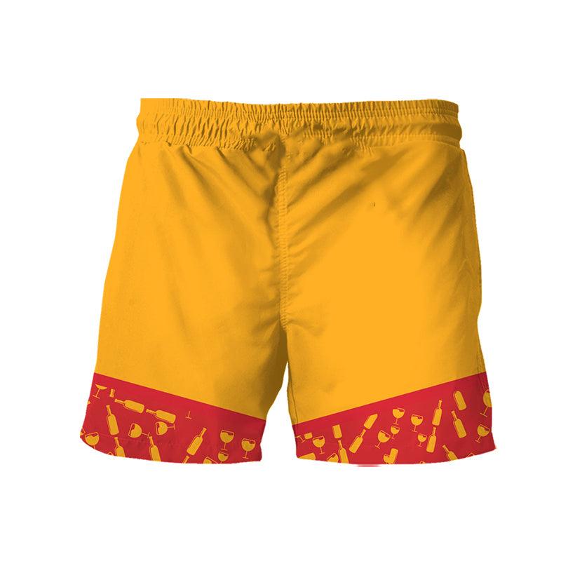 Fireball Glass Bottle Dot Swim Trunks