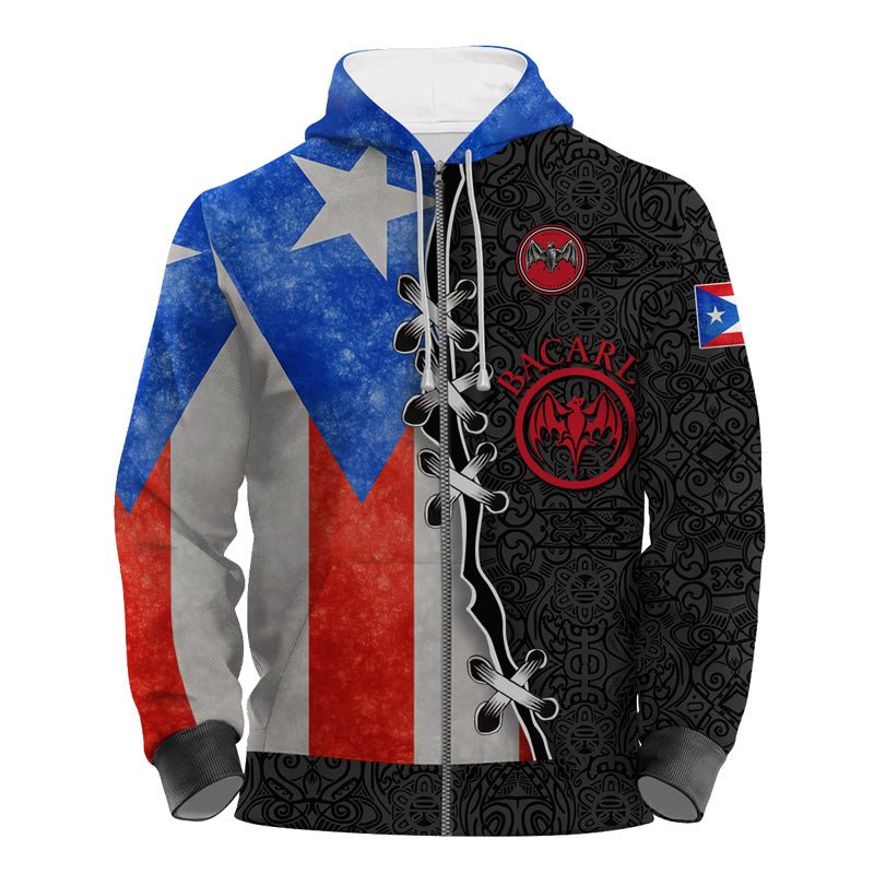 Bacardi Puerto Rican Hoodie & Zip Hoodie - Flexiquor.com