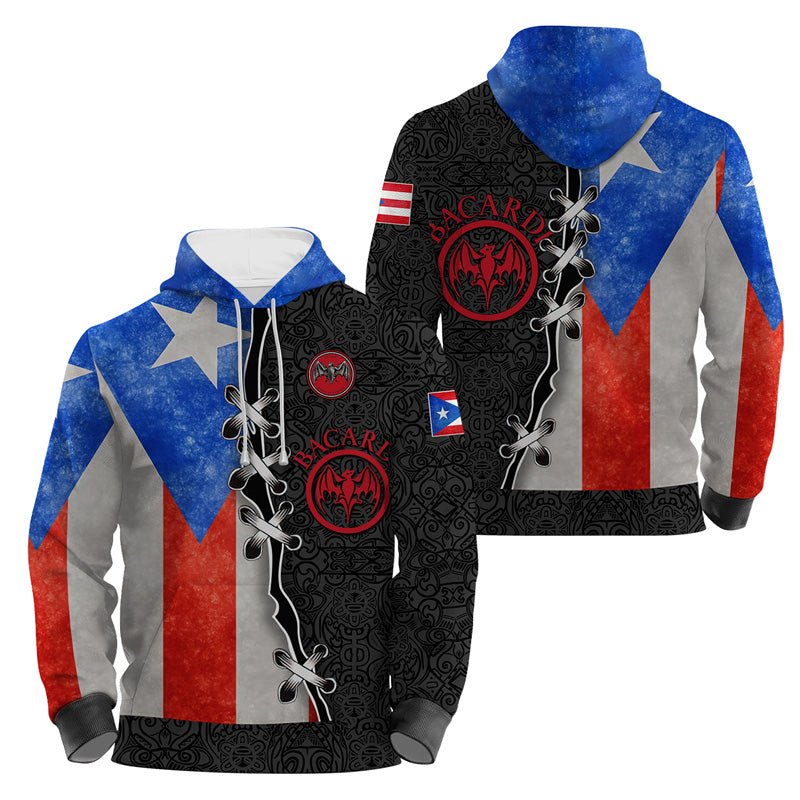 Bacardi Puerto Rican Hoodie & Zip Hoodie - Flexiquor.com