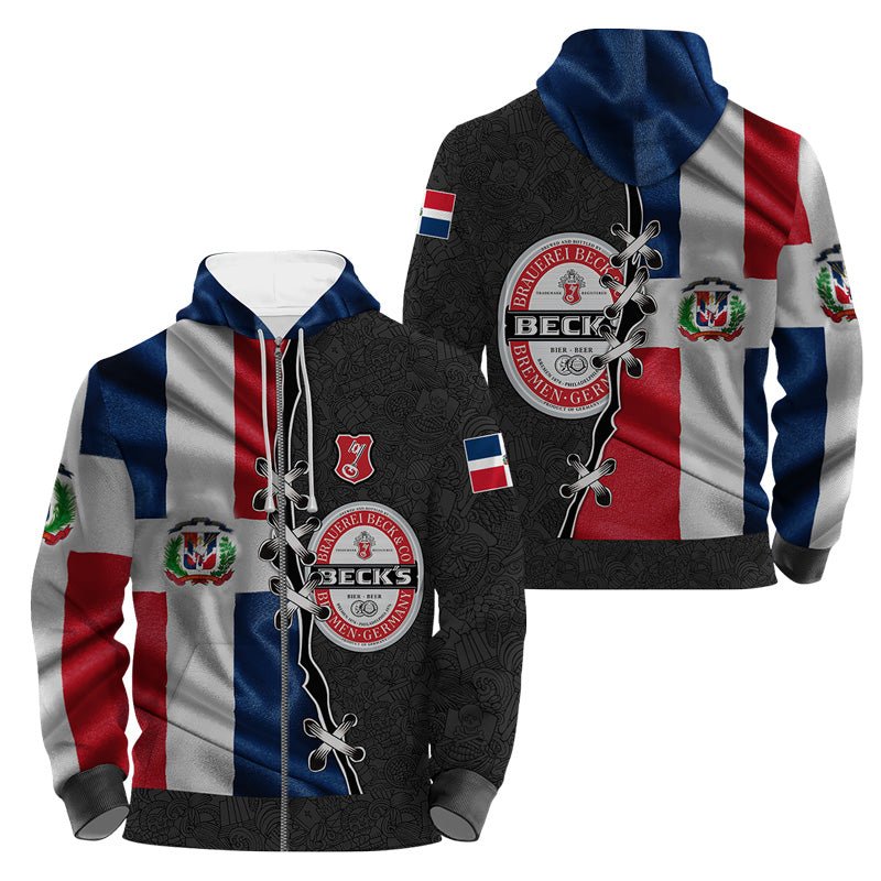 Beck's Dominican Hoodie & Zip Hoodie - Flexiquor.com