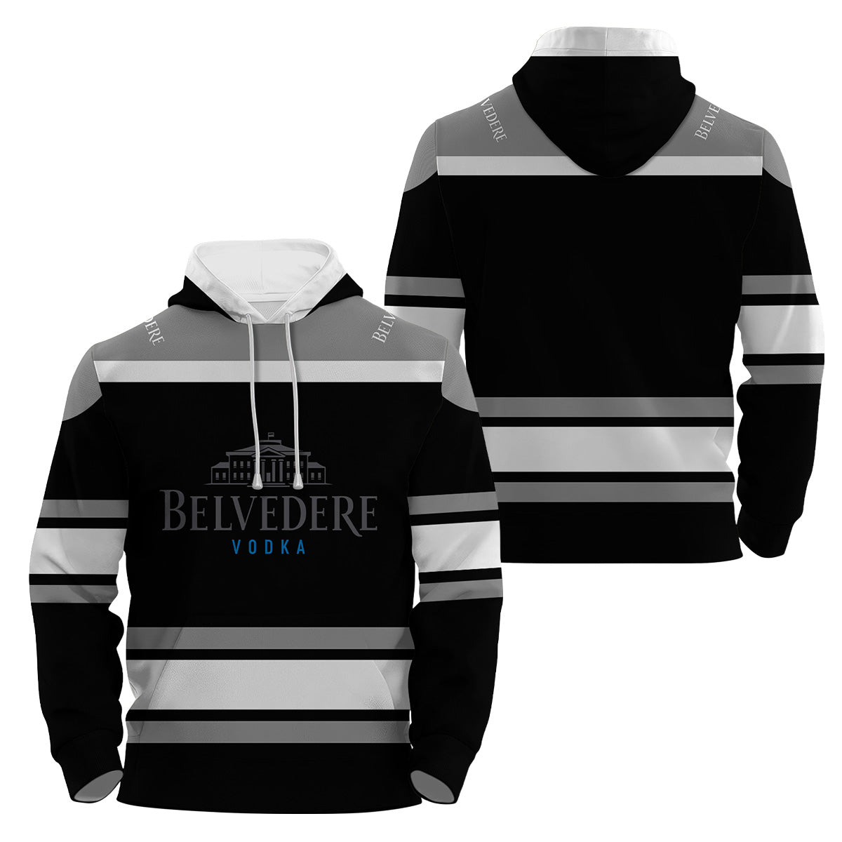 Belvedere Basic Hoodie & Zip Hoodie - Flexiquor.com