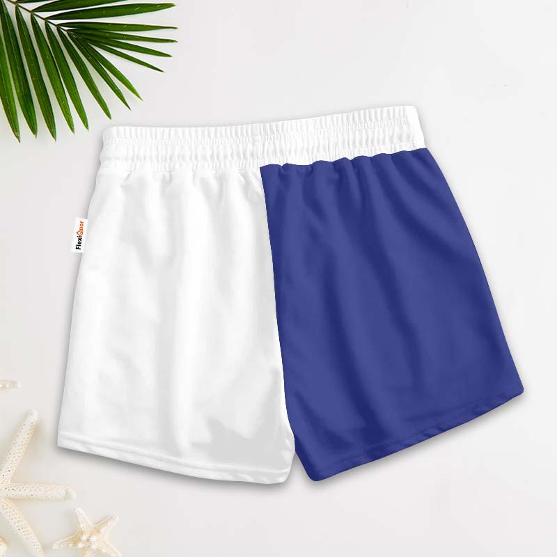 Blue White Michelob Ultra Women's Casual Shorts - Flexiquor.com