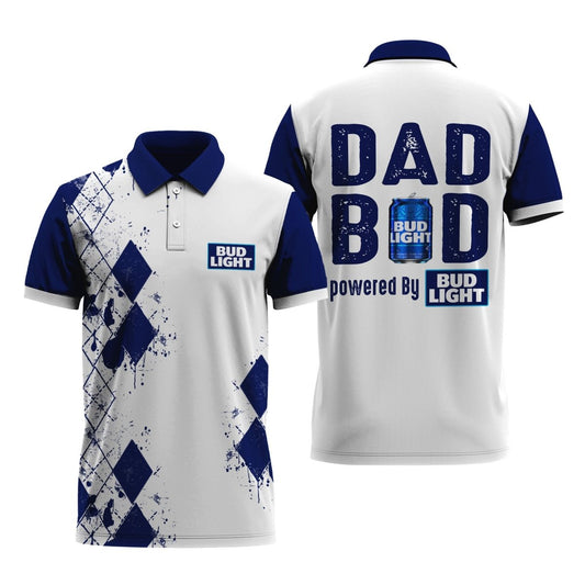 Bud Light Diamond Dad Polo Shirt - Flexiquor.com