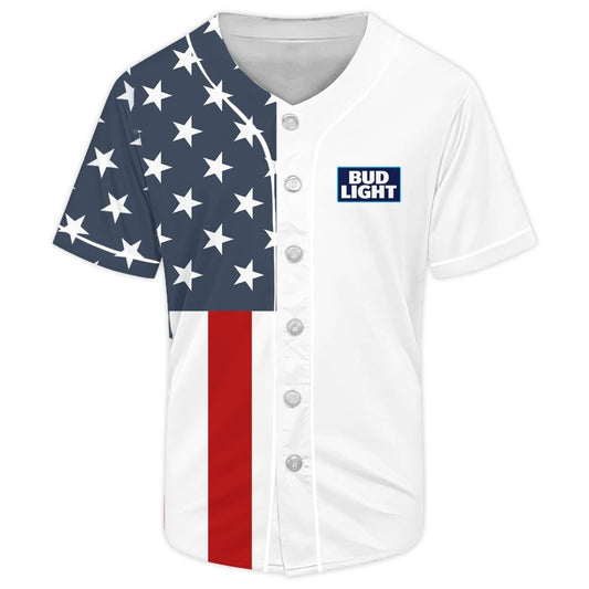 Bud Light Donald Trump Independence Day Baseball Jersey - Flexiquor.com