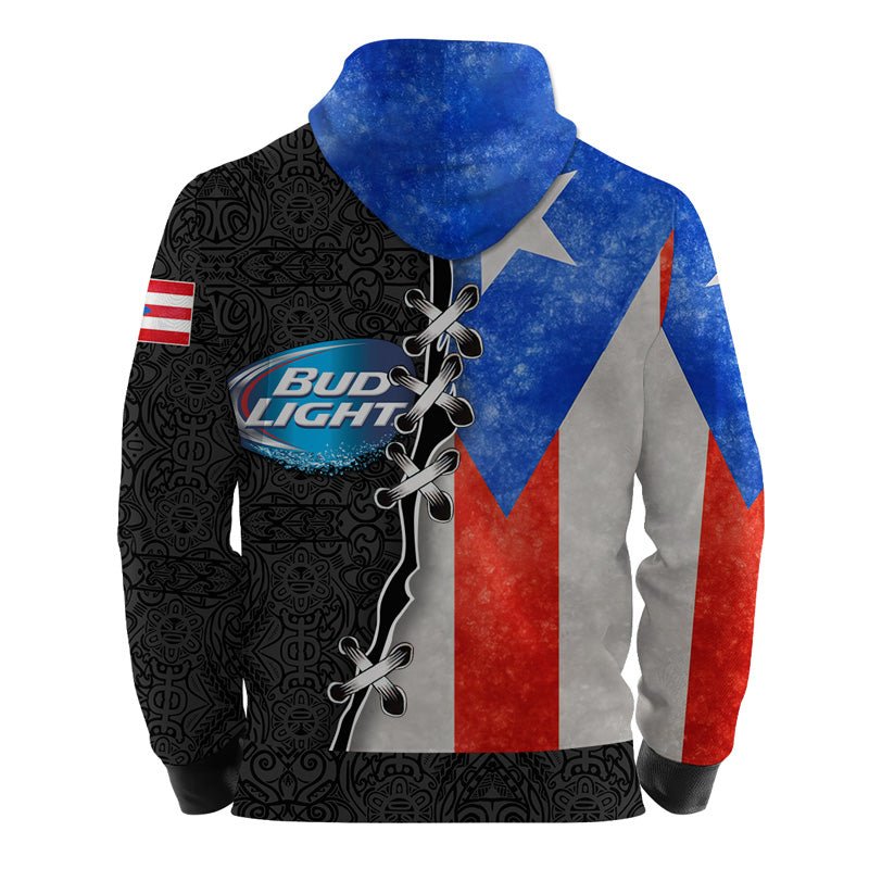 Bud Light Puerto Rican Hoodie & Zip Hoodie - Flexiquor.com