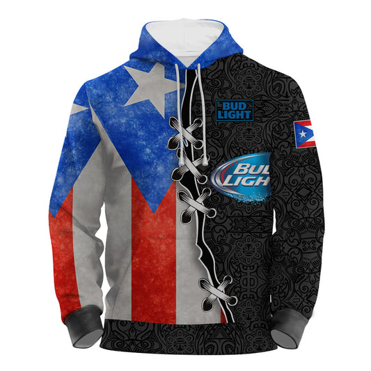 Bud Light Puerto Rican Hoodie & Zip Hoodie