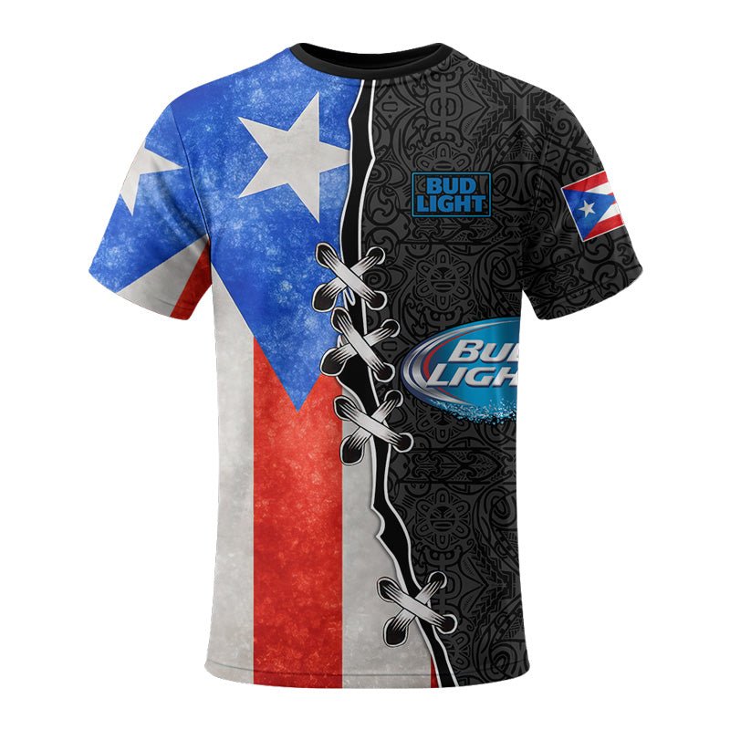 Bud Light Puerto Rican T-Shirt - Flexiquor.com