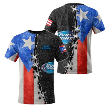 Bud Light Puerto Rican T-Shirt - Flexiquor.com