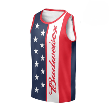 Budweiser American Flag Men's Tank Top - Flexiquor.com