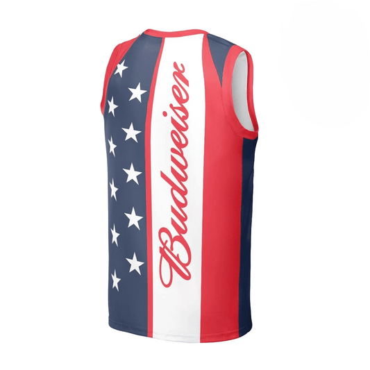 Budweiser American Flag Men's Tank Top - Flexiquor.com