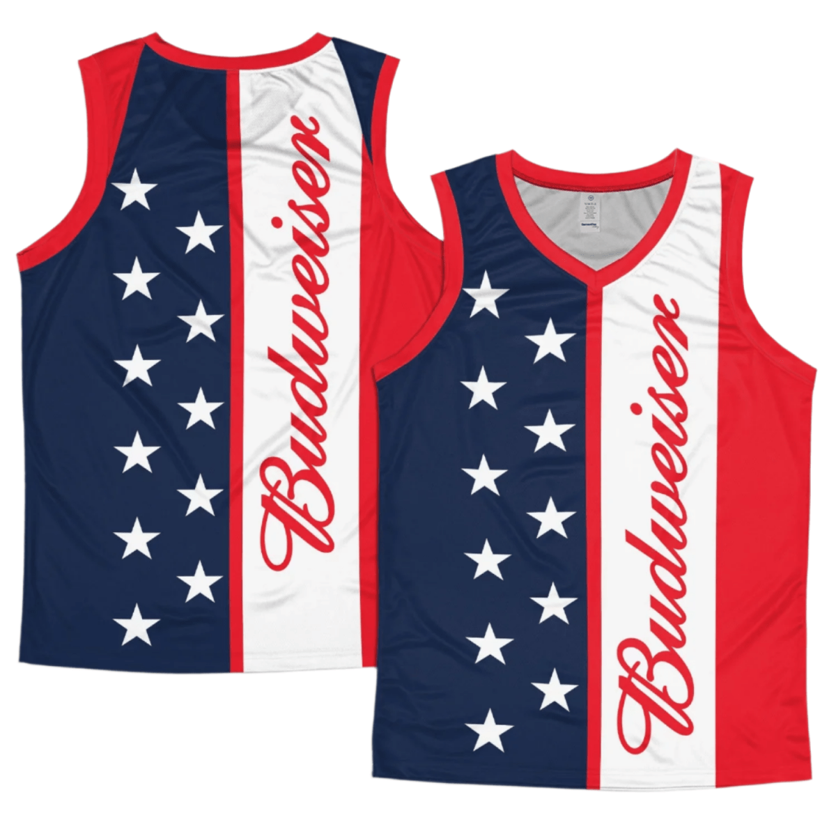 Budweiser American Flag Men's Tank Top - Flexiquor.com