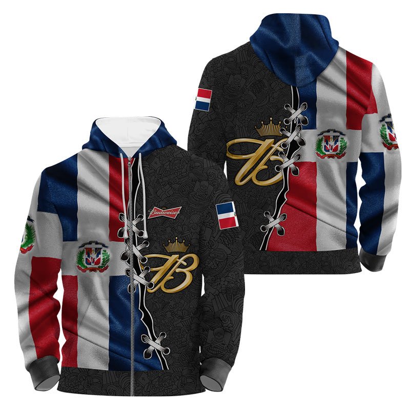 Budweiser Dominican Hoodie & Zip Hoodie - Flexiquor.com