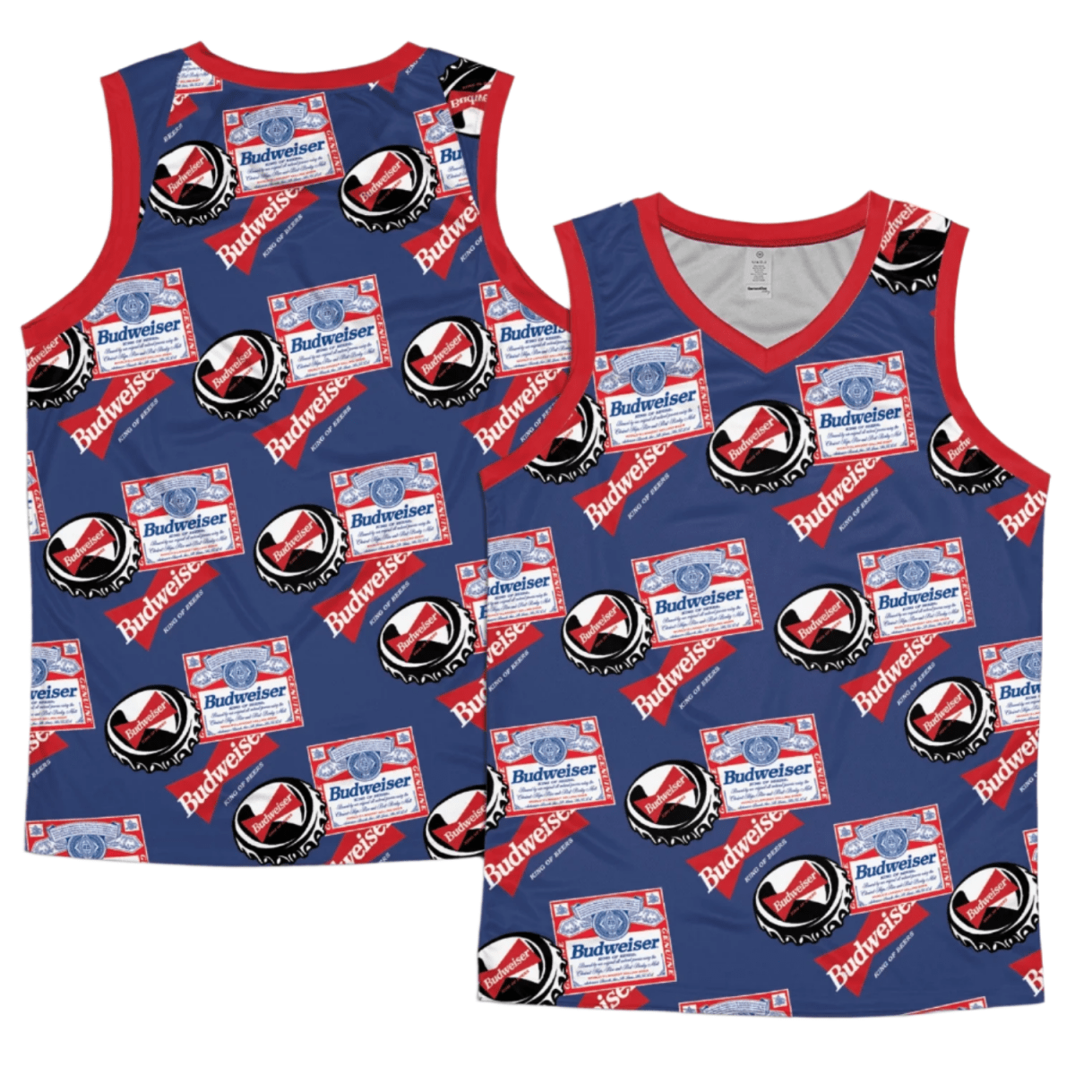 Budweiser King of Beer Men's Tank Top - Flexiquor.com