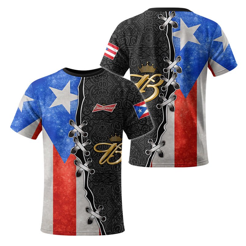 Budweiser Puerto Rican T-Shirt - Flexiquor.com