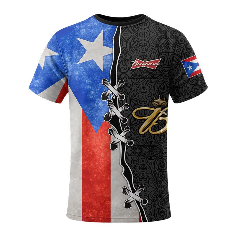 Budweiser Puerto Rican T-Shirt - Flexiquor.com