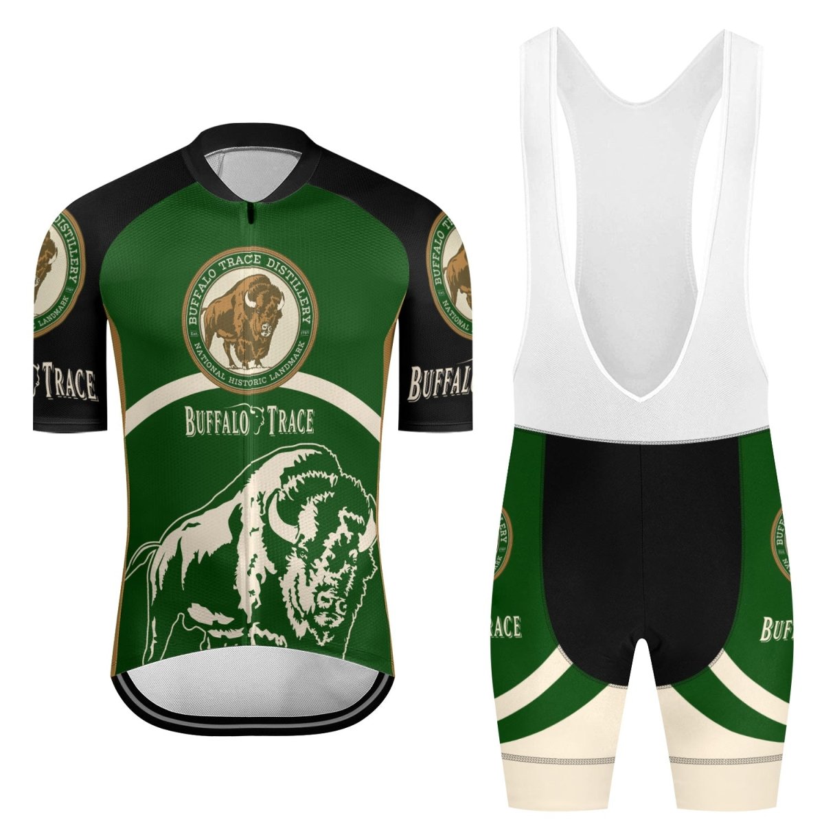 Buffalo Trace Men's Cycling Jersey Set - Flexiquor.com