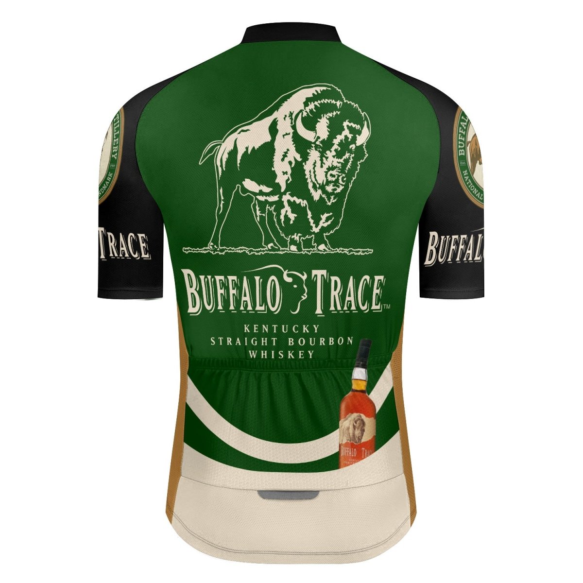 Buffalo Trace Men's Cycling Jersey Set - Flexiquor.com