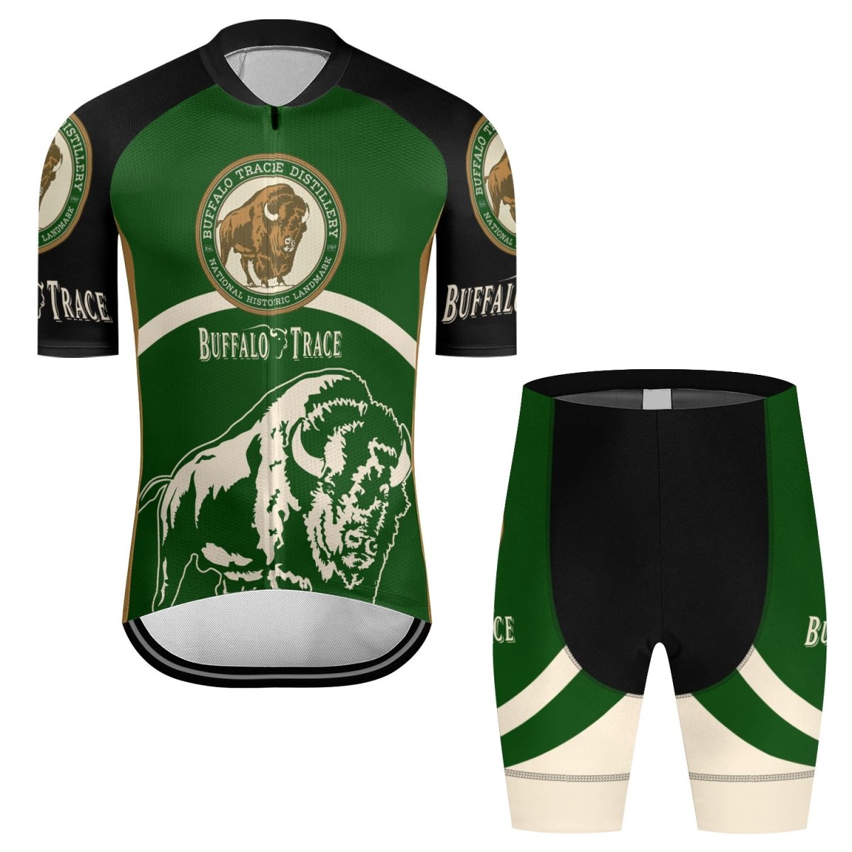 Buffalo Trace Men's Cycling Jersey Set - Flexiquor.com