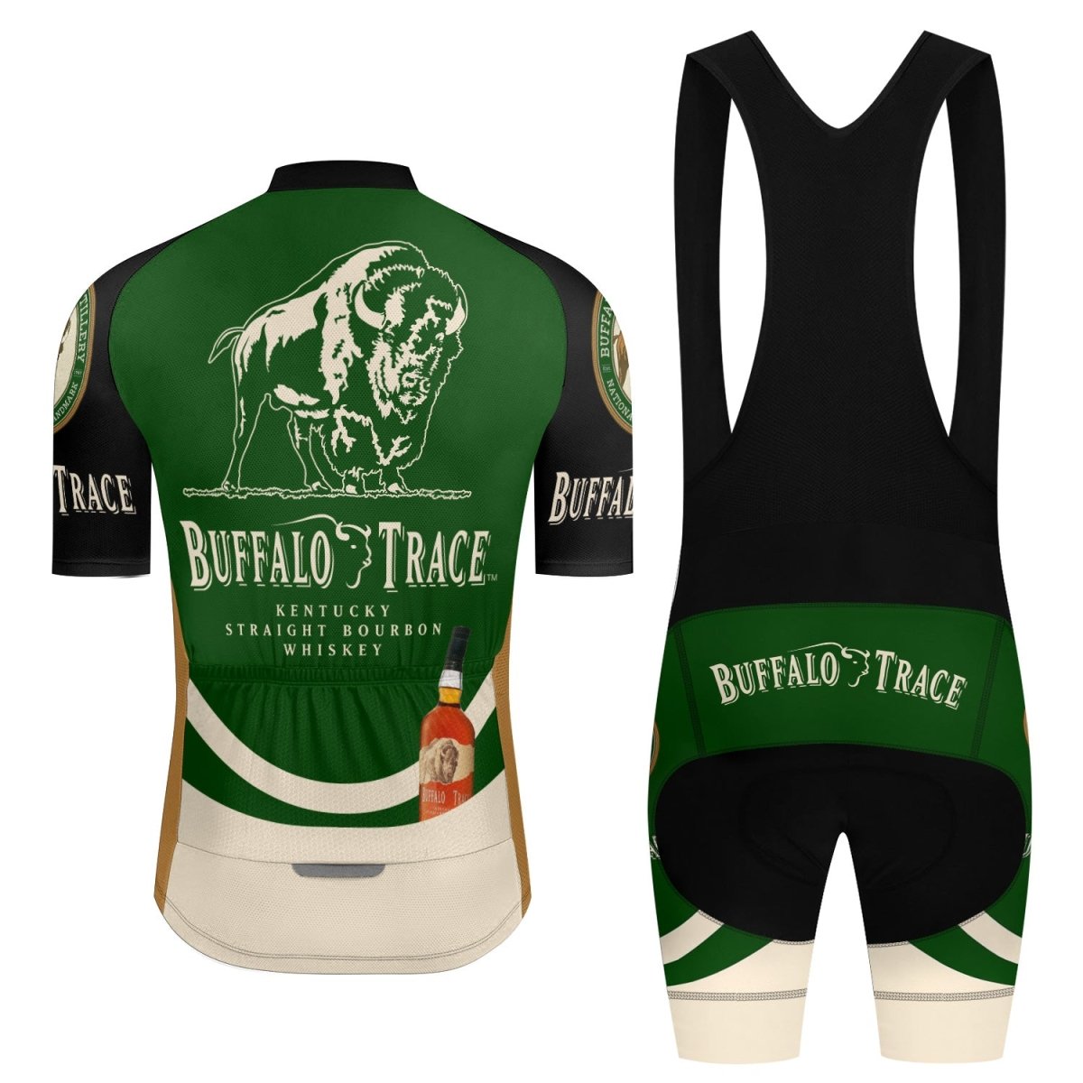 Buffalo Trace Men's Cycling Jersey Set - Flexiquor.com