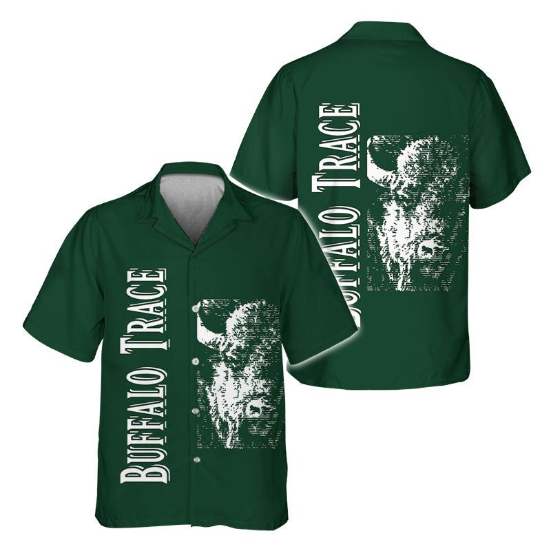 Buffalo Trace Retro Graphic Hawaiian Shirt - Flexiquor.com