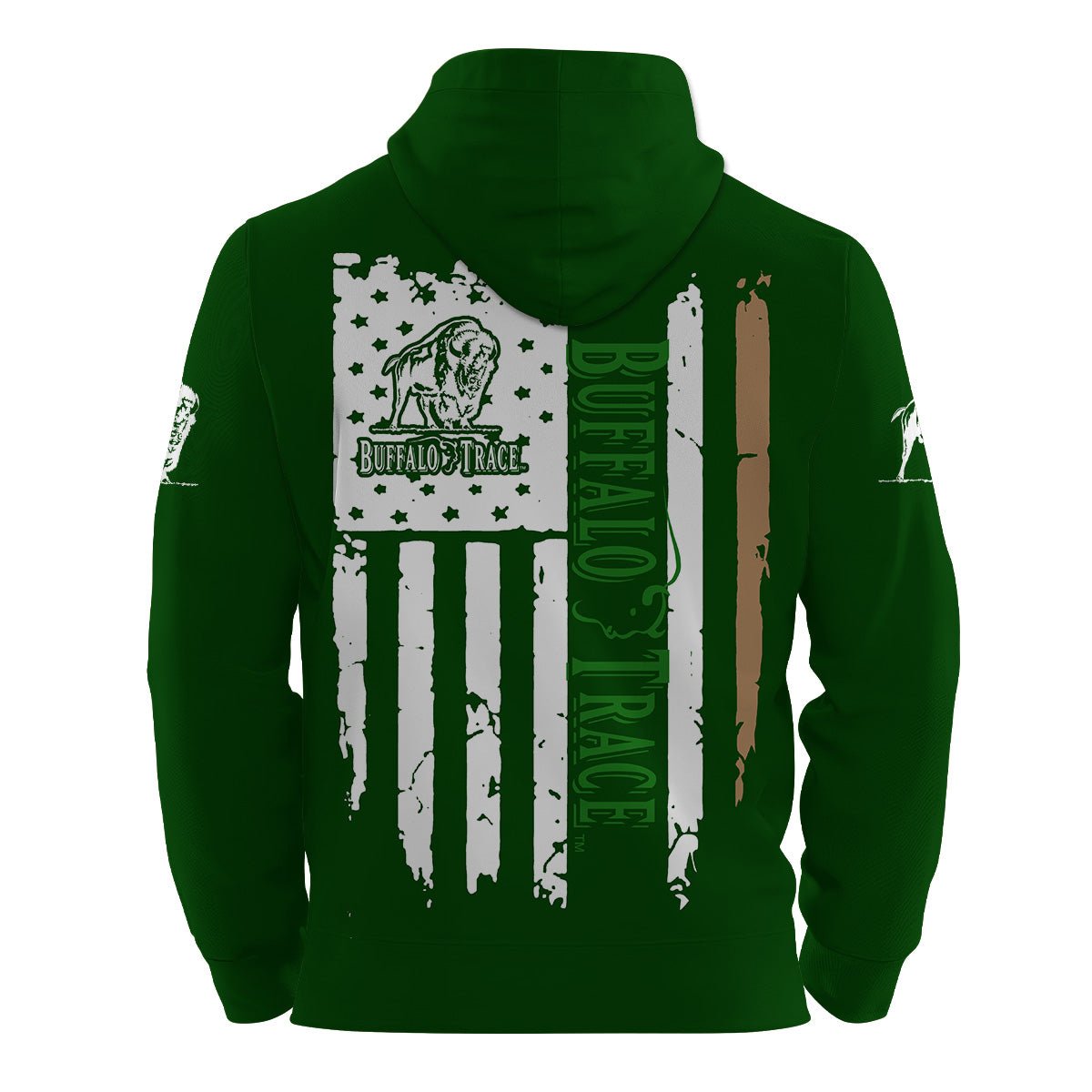 Buffalo Trace Skull Hoodie & Zip Hoodie - Flexiquor.com