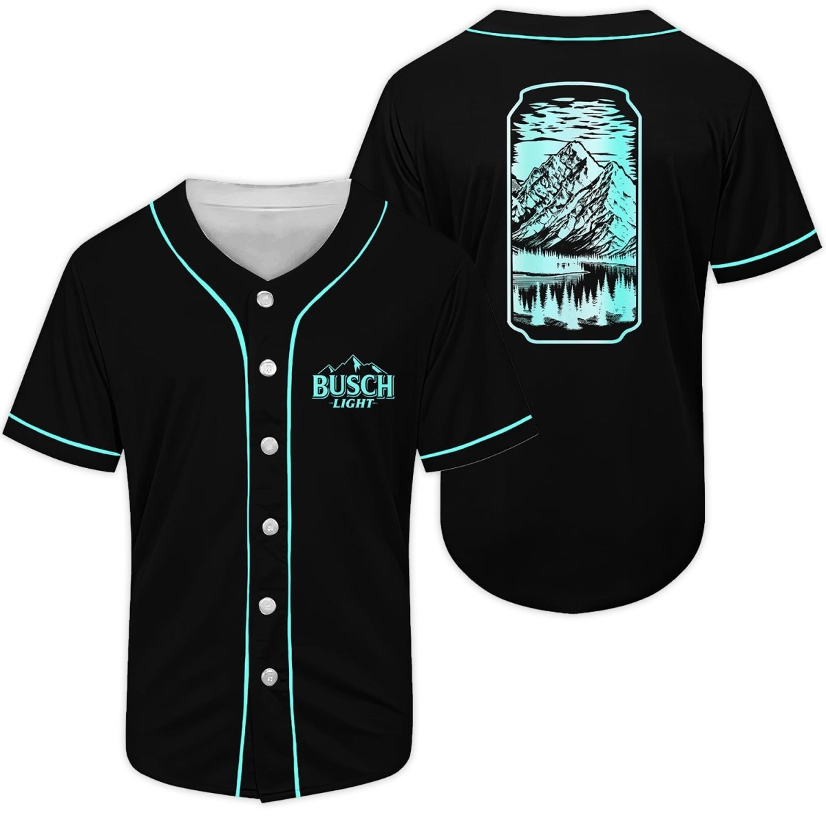 Busch Light Beer Art Baseball Jersey - Flexiquor.com