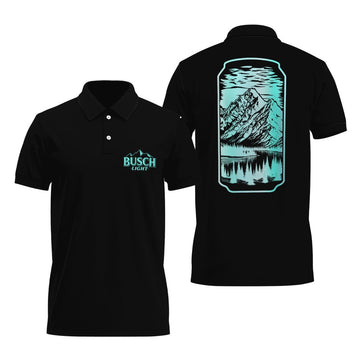 Busch Light Beer Art Polo Shirt - Flexiquor.com