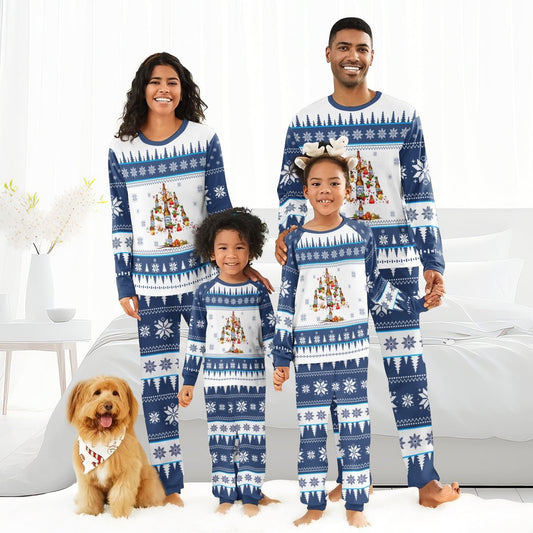 Busch Light Christmas Tree Family Pajamas Set - Flexiquor.com