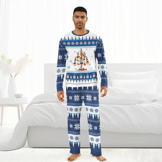 Busch Light Christmas Tree Family Pajamas Set - Flexiquor.com