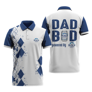 Busch Light Diamond Dad Polo Shirt - Flexiquor.com