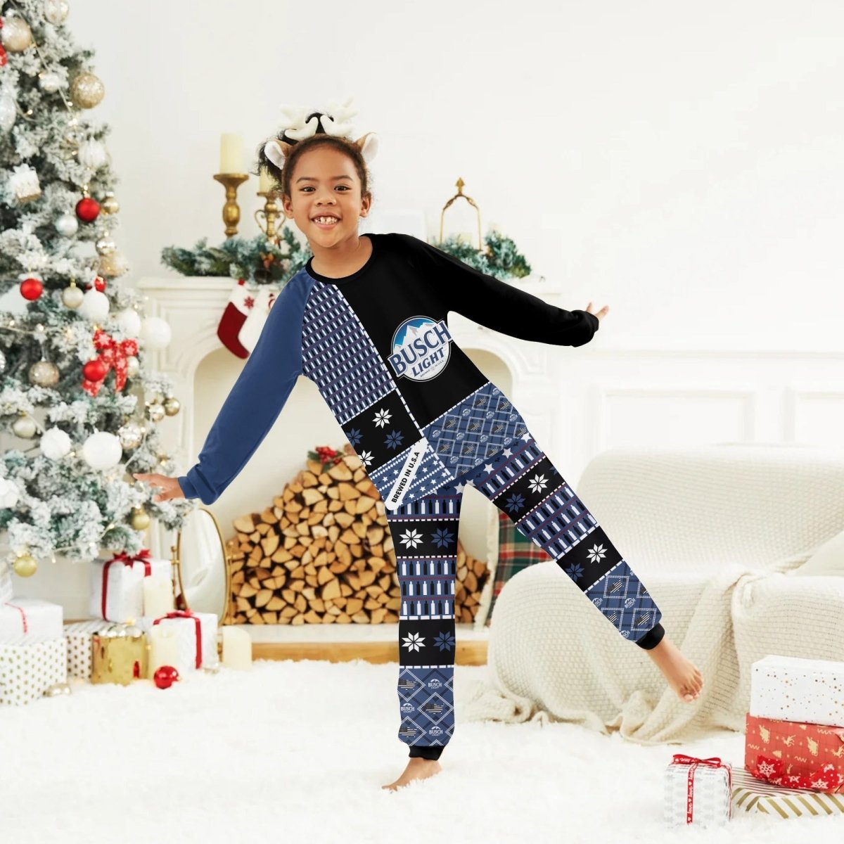 Busch Light Family Pajamas Set - Flexiquor.com