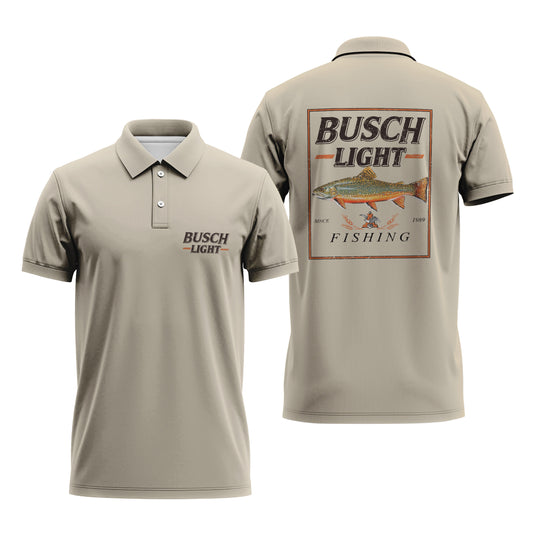 Busch Light Fishing Polo Shirt