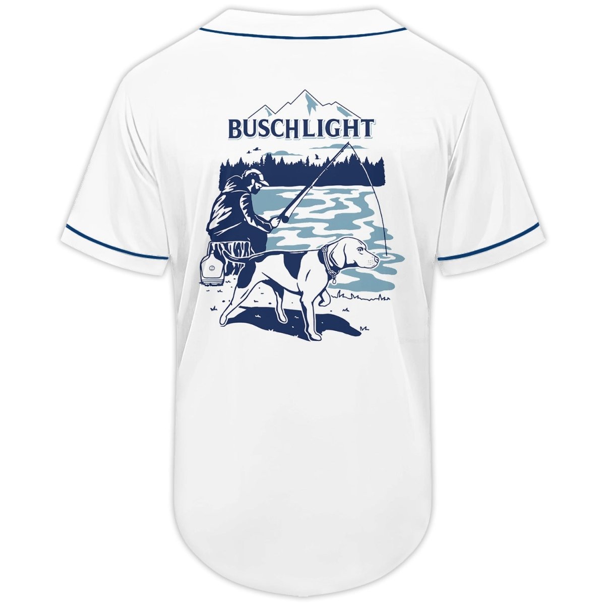 Busch Light Fishing Time Baseball Jersey - Flexiquor.com