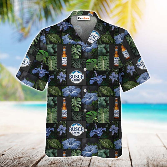 Busch Light Flower Hawaiian Shirt - Flexiquor.com