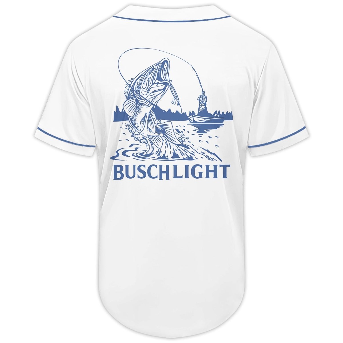 Busch Light Go Fishing Baseball Jersey - Flexiquor.com