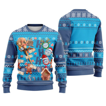 Busch Light HoHoHo Christmas Ugly Sweater - Flexiquor.com