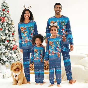 Busch Light HoHoHo Family Pajamas Set - Flexiquor.com