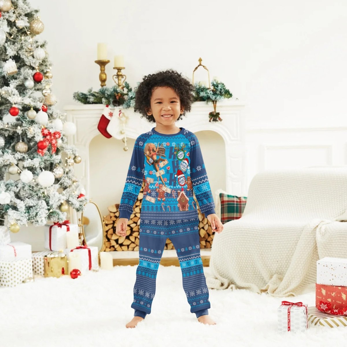 Busch Light HoHoHo Family Pajamas Set - Flexiquor.com