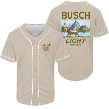 Busch Light Hunting Baseball Jersey - Flexiquor.com