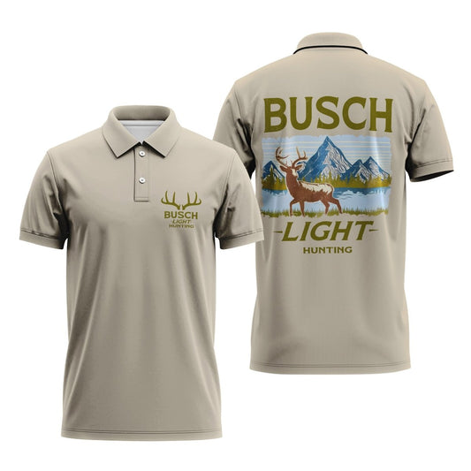 Busch Light Hunting Polo Shirt - Flexiquor.com