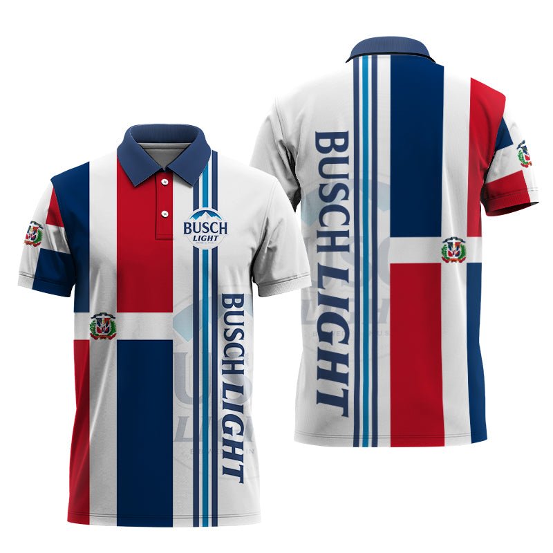 Busch Light Island Nation Polo Shirt - Flexiquor.com