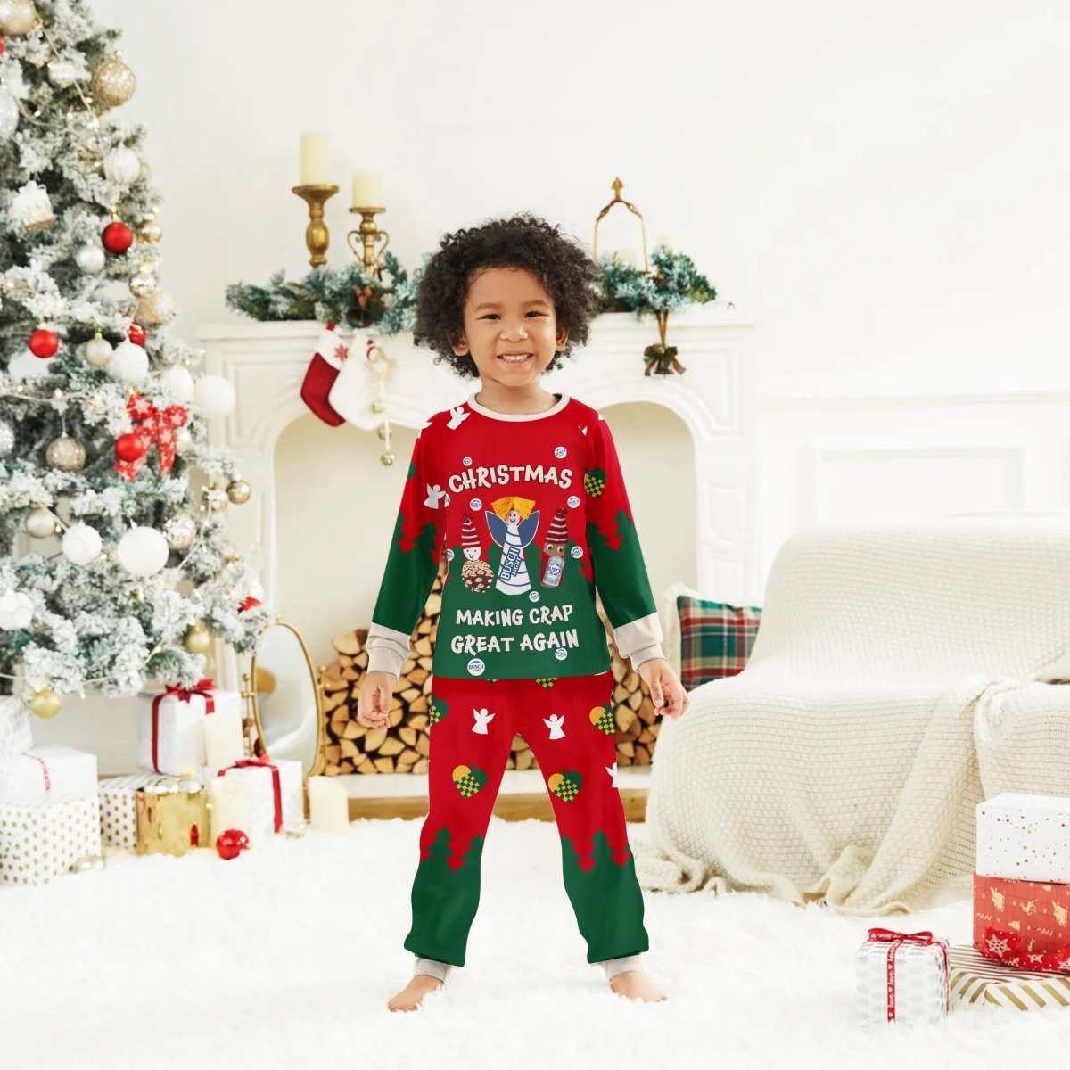 Busch Light Making Christmas Great Again Family Pajamas Set - Flexiquor.com